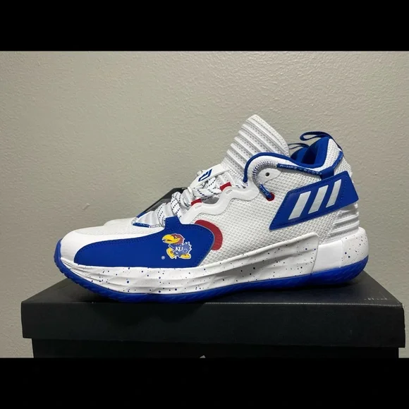 adidas gazelle silver green womens Kansas Jayhawks Frank Mason III Game Worn Adidas College Basketball Sh   Stuck In The 90s Sports